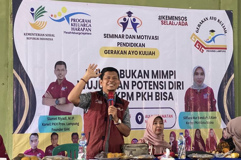 74 anak kpm pkh di lampung lulus seleksi snbp 2025