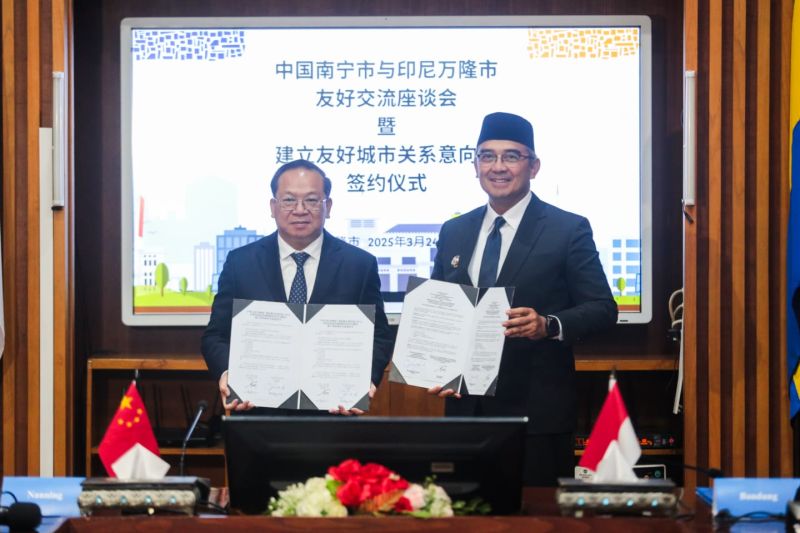 bandung nanning jalin kerja sama di berbagai bidang strategis