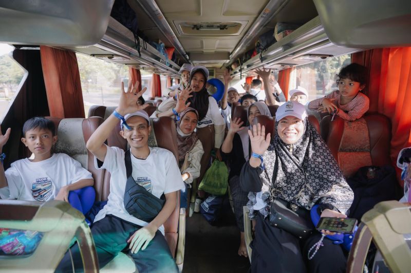 damri berhasil berangkatkan 5 ribu peserta mudik gratis pertamina