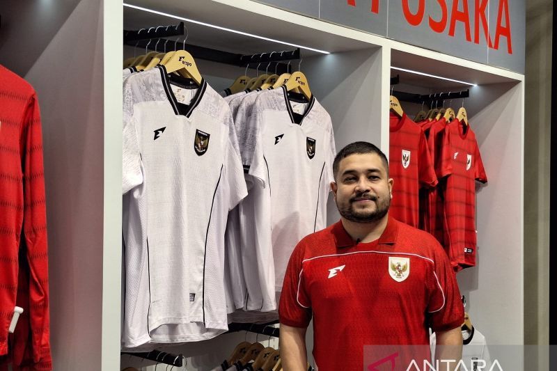 erspo sebut total telah jual sekitar 100 ribu jersei timnas indonesia