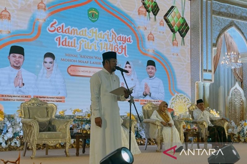gubernur kaltim ajak warga doakan korban banjir di momen idul fitri