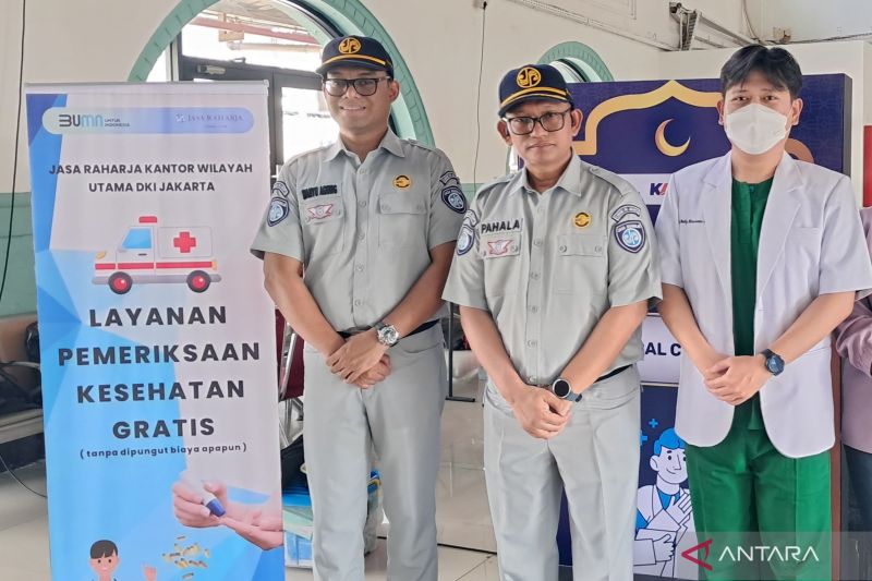 jasa raharja layani cek kesehatan gratis bagi pemudik hingga 8 april