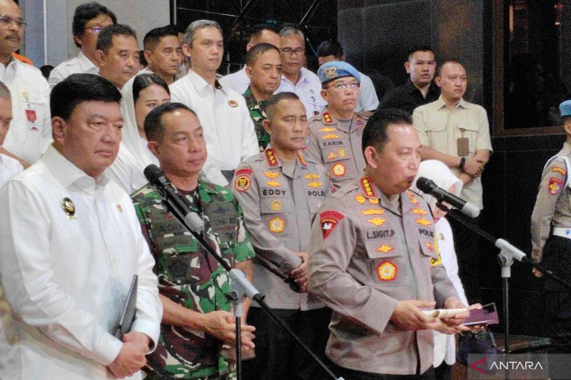 kapolri pastikan kesiapan anggotanya amankan kegiatan idul fitri besok