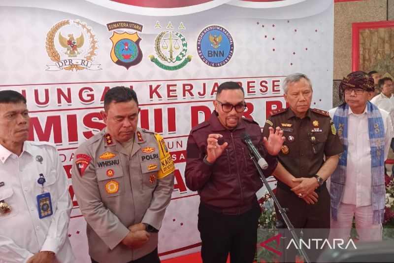 komisi iii dpr ri bahas kamtibmas saat kunjungan kerja ke polda sumut