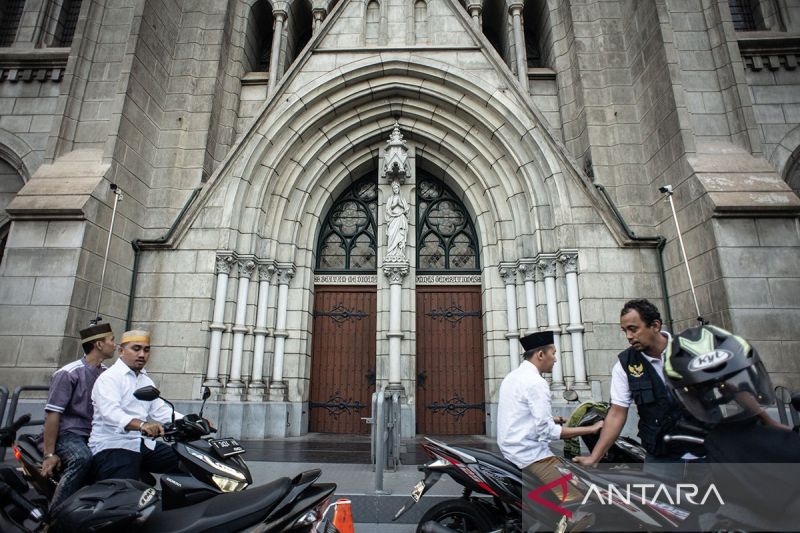masjid istiqlal sediakan 9 kantong parkir untuk shalat id 2025