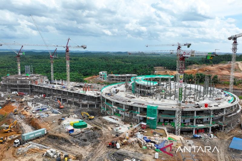 masjid negara ikn 543 persen belum bisa digunakan shalat idul fitri