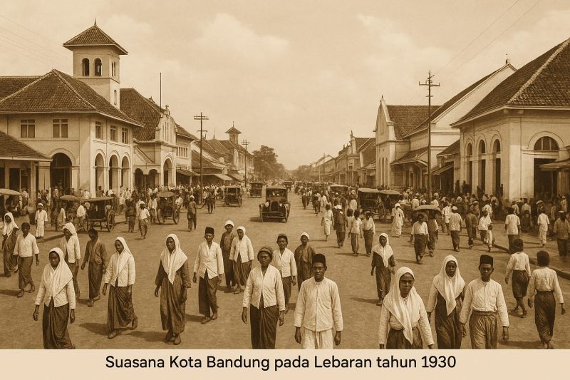 Mengintip suasana Lebaran di Bandung pada zaman "baheula" 1 mengintip suasana lebaran di bandung pada zaman baheula
