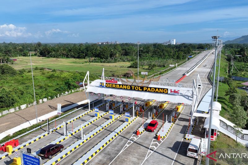 menkeu dukungan apbn untuk tol padang sicincin mencapai rp906 miliar