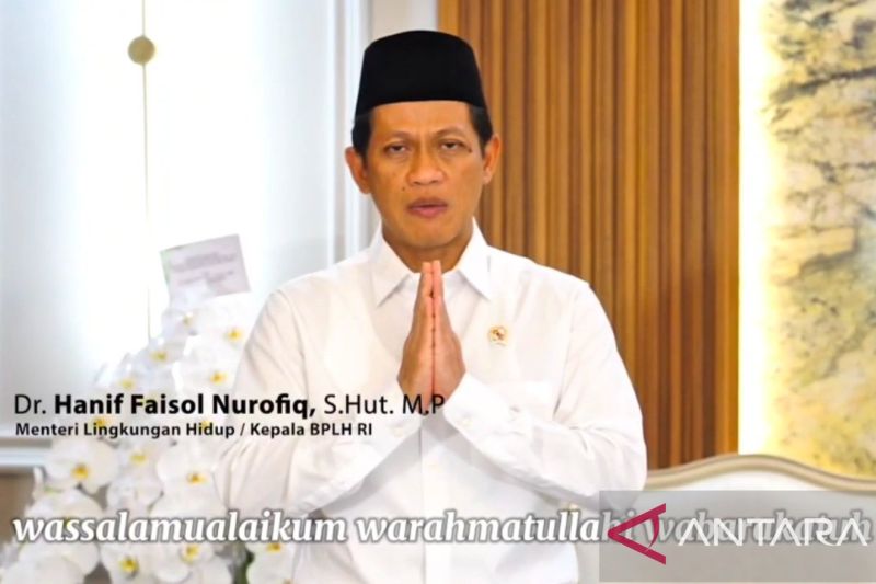 menteri lh semangat idul fitri jadi motivasi lebih bijak merawat bumi
