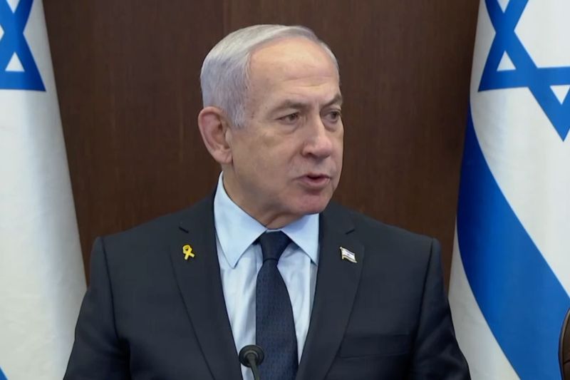 netanyahu sebut israel siap berunding jika hamas letakkan senjata