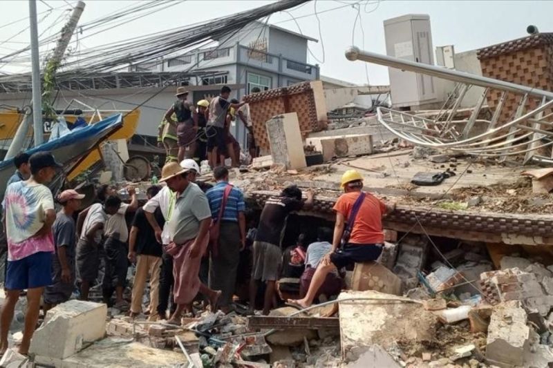 pm anwar berbelasungkawa malaysia siap bantu korban gempa myanmar