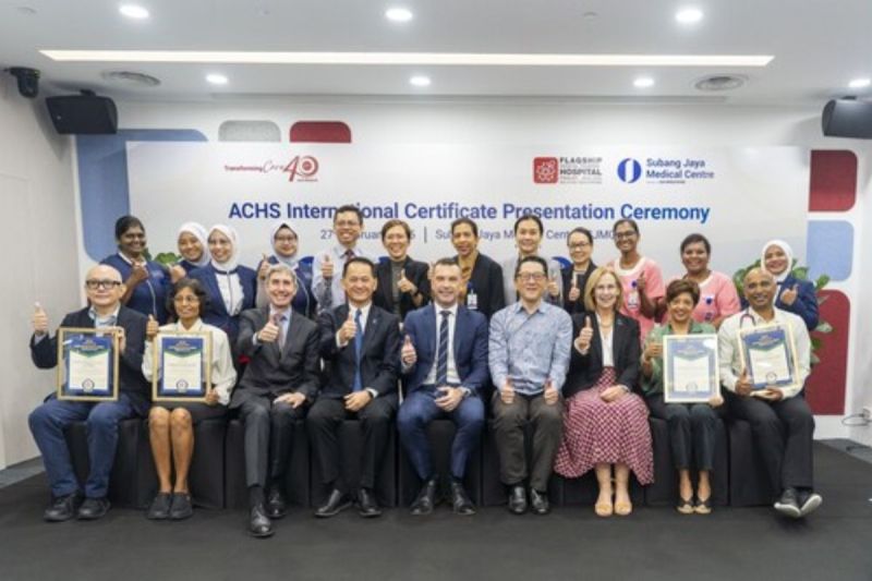 sjmc jadi rumah sakit pertama di asia pasifik yang raih empat sertifikat achsi centre of excellence tolok ukur layanan medis kelas dunia