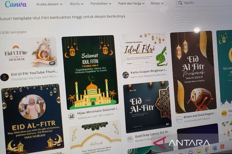 ucapan minal aidin wal faizin dalam berbagai versi dan penulisannya