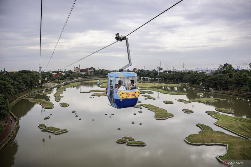 anjungan rumah adat di tmii jadi favorit pengunjung saat libur lebaran