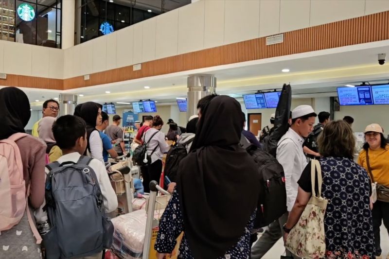 arus balik internasional di hang nadim capai 23 penerbangan