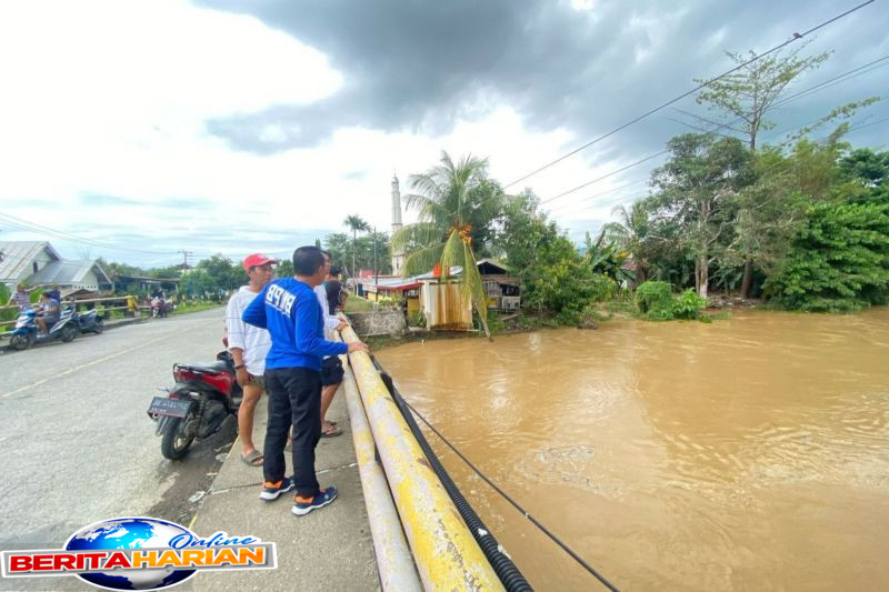 bnpb banjir rendam ratusan rumah di luwu usai empat jam hujan deras