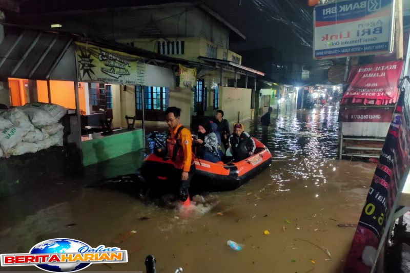 bnpb cuaca ekstrem picu banjir dan angin kencang di bogor