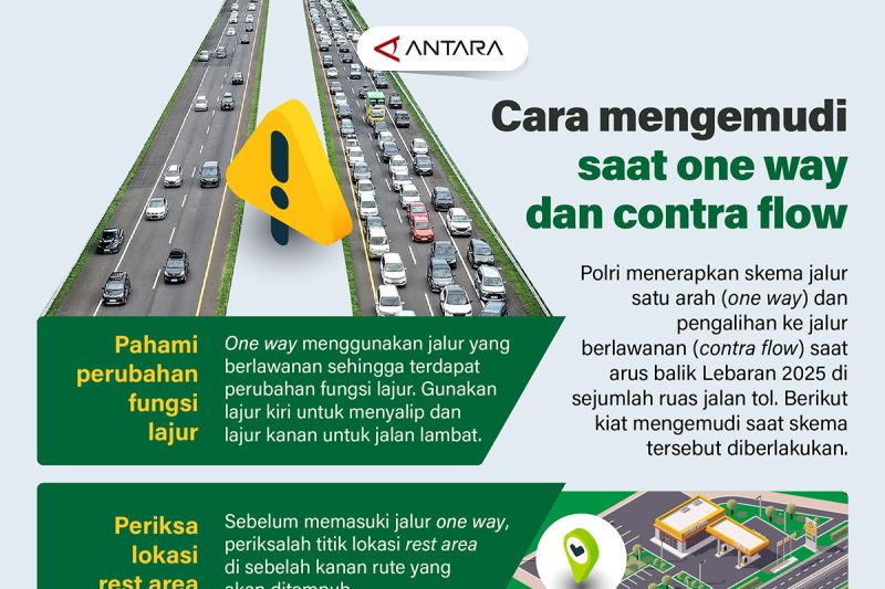 cara mengemudi saat one way dan contra flow