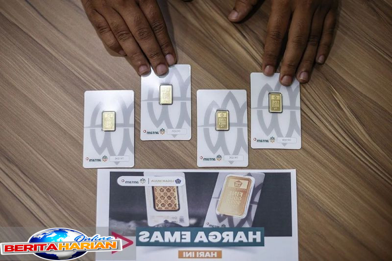 harga emas antam galeri24 dan ubs kompak turun di pegadaian