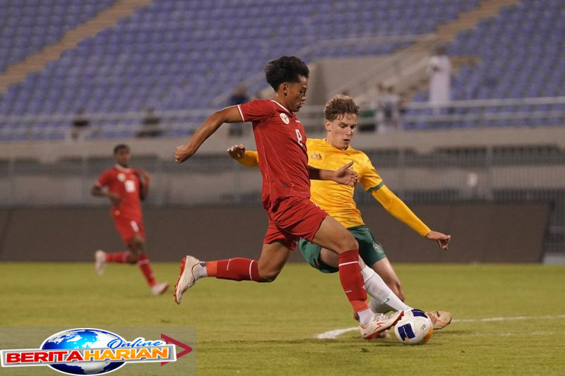 indonesia u 17 tertinggal 0 2 dari korea utara pada babak pertama 1