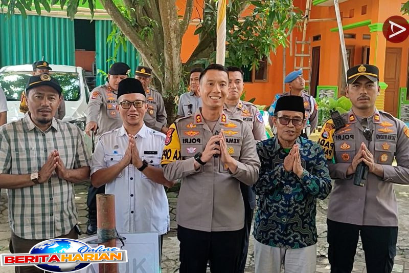 kapolres cilegon pantau pelaksanaan psu pilbup serang di bojonegara