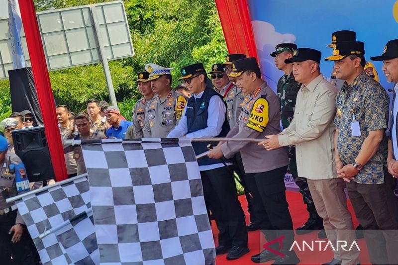 kapolri dan dua menteri resmi buka one way nasional