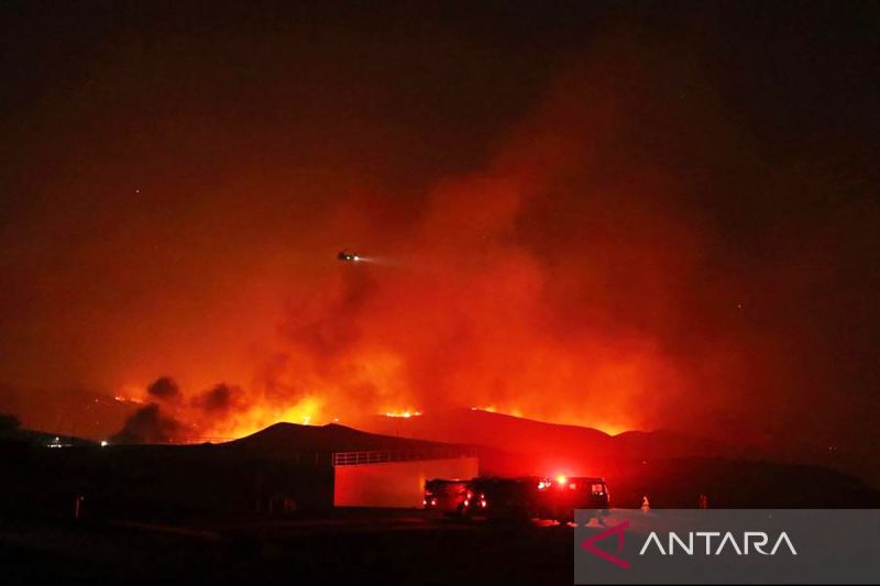 karhutla di california as picu evakuasi di beberapa county