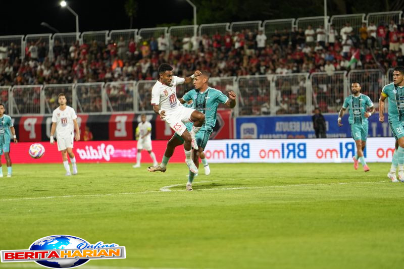 malut united dan psbs biak berbagi poin di ternate