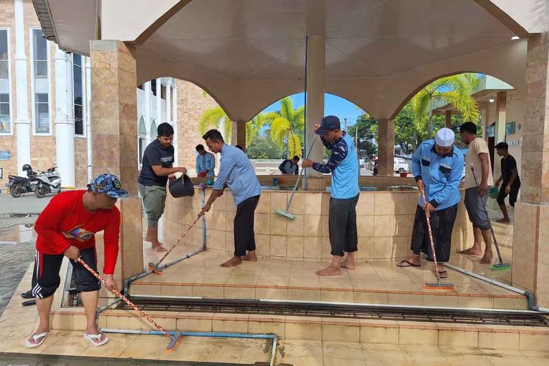 masjid di aceh timur buka 24 jam layani arus balik para pemudik
