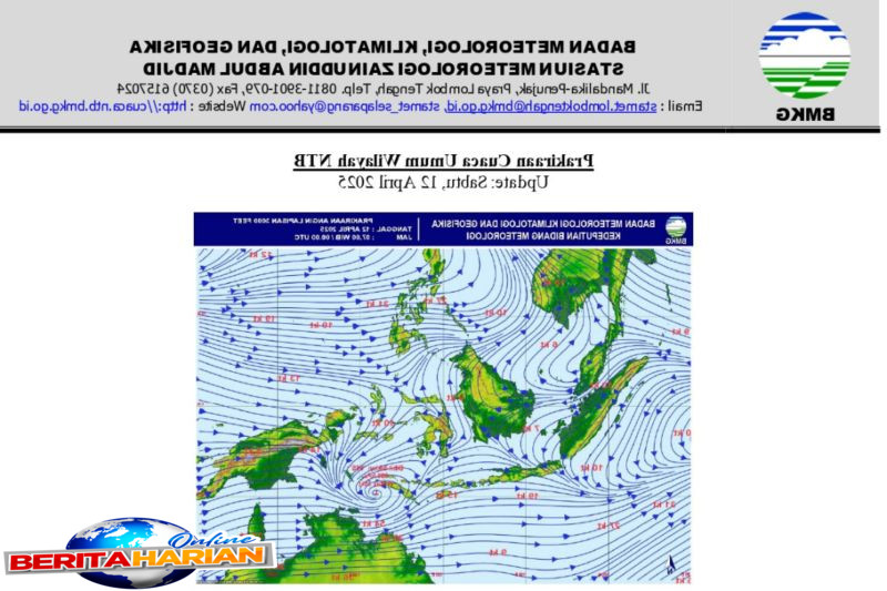 ntb mulai masuk peralihan musim kemarau 2025