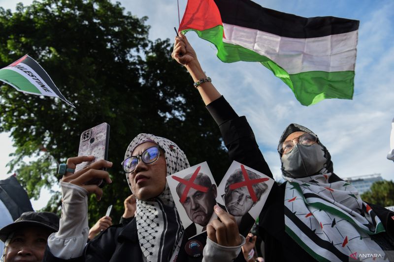 palestina serukan aksi mogok masal tuntut diakhirinya perang israel