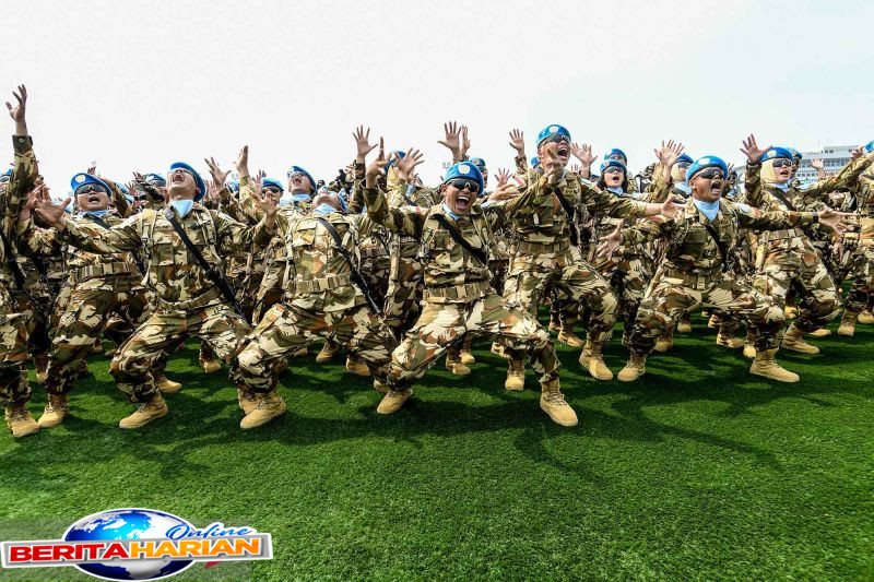 pasukan satgas tni kontingen garuda unifil menjaga perdamaian dan duta budaya indonesia di kanca internasional
