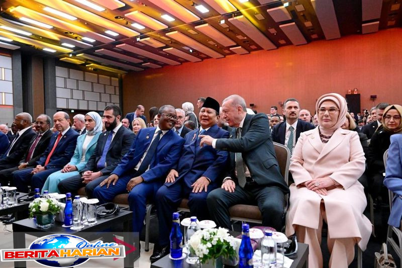 prabowo berbincang hangat dengan para pemimpin dunia di forum antalya