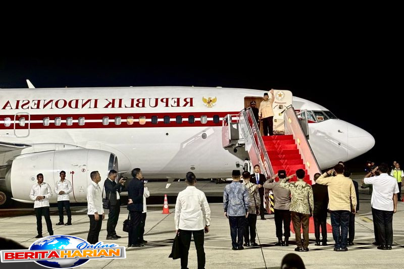 prabowo bertolak ke uae awali lawatan lima negara di timur tengah