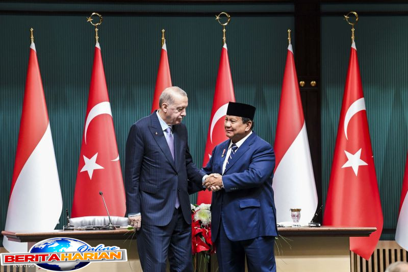 prabowo tegaskan ri turki satu suara soal palestina ukraina suriah