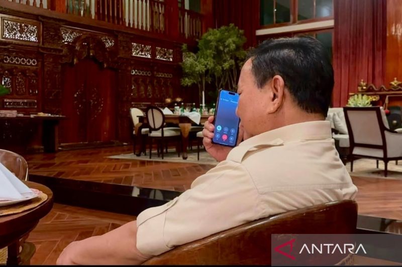 presiden terima ucapan idul fitri dari pm anwar sampai erdogan