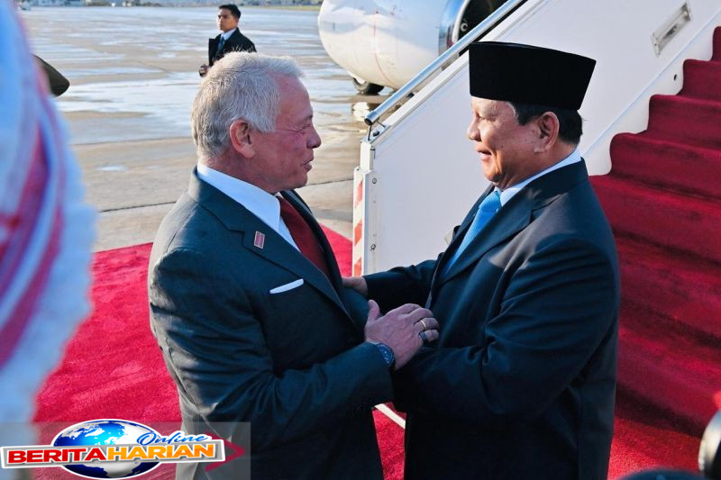 raja yordania kenang persahabatan dengan prabowo sejak prajurit muda
