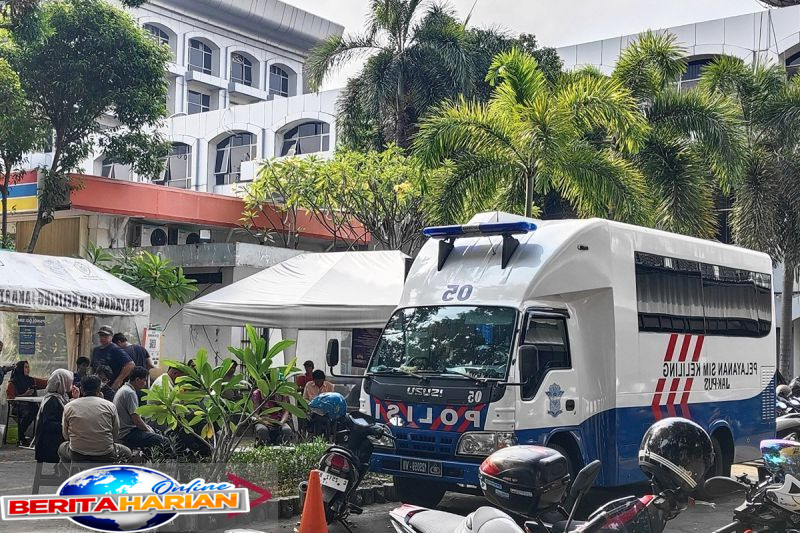 sabtu sim keliling masih tersedia di mal hingga kampus