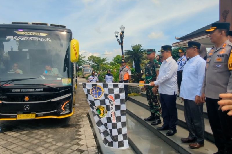450 Pemudik Madiun Ikuti Program Pemkab Gratis 1 sejumlah 450 pemilir ikuti program balik gratis pemkab madiun