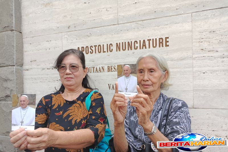 teriring doa warga indonesia bagi paus fransiskus