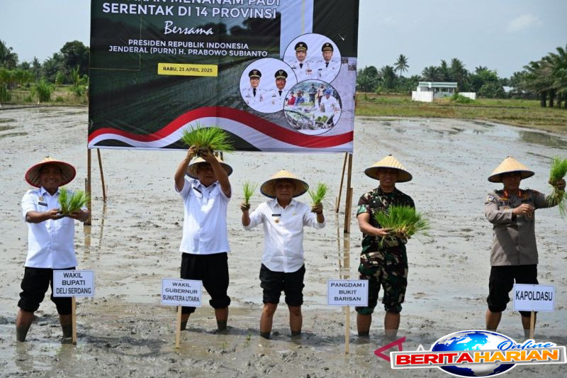 wagub sumut dukung program swasembada pangan nasional