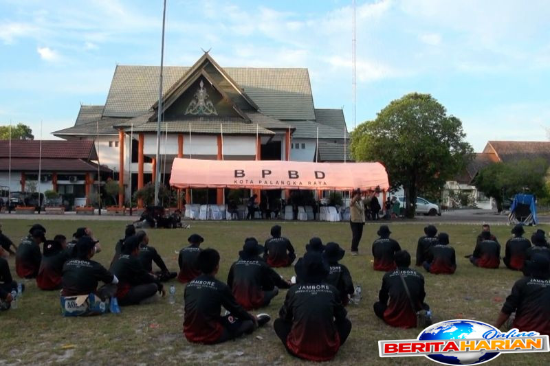 bpbd palangka raya gelar jambore relawan kaltana guna atasi karhutla