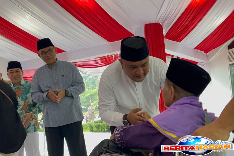 bupati rudy susmanto minta jamaah calon haji doakan bogor lebih baik