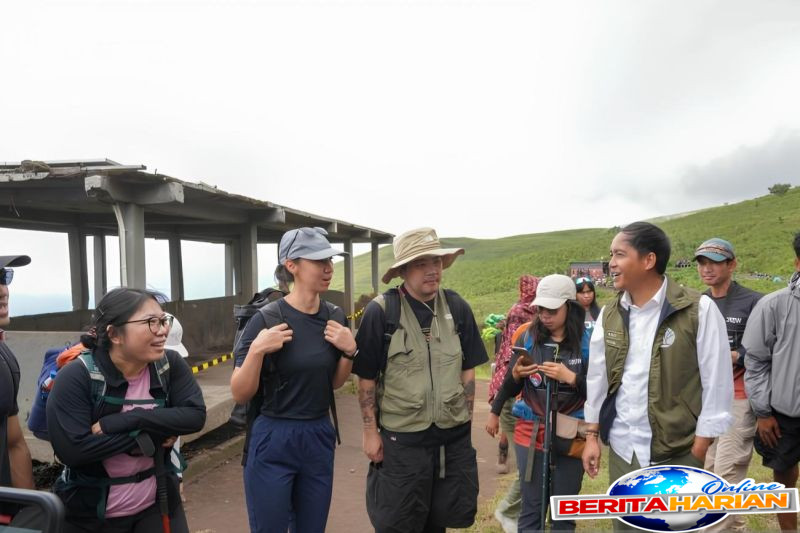 gunung rinjani jadi percontohan taman nasional nol sampah
