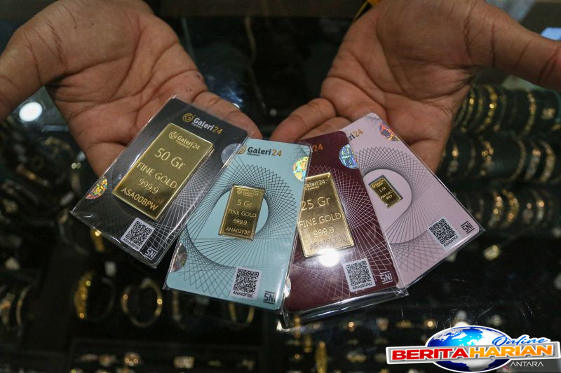 harga emas di pegadaian melonjak hingga rp27000 per gram pada 7 mei