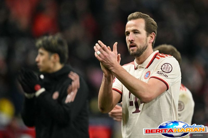 harry kane top skorer liga jerman dengan 26 gol