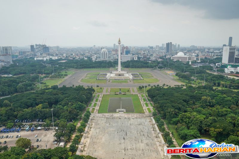 kualitas udara jakarta masuk kategori tidak sehat pada minggu pagi