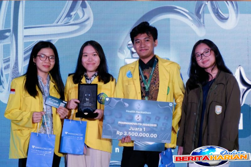 Mahasiswa Universitas Indonesia Menangkan Kompetisi Healthon Pharmanova 2025 1 mahasiswa ui juara kompetisi healthon pharmanova 2025