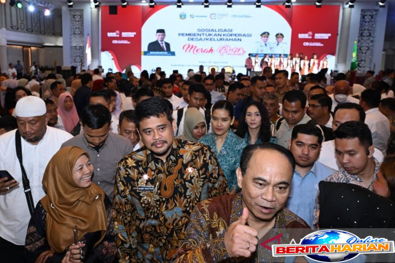 menkop targetkan 6110 kopdes merah putih terealisasi di sumut