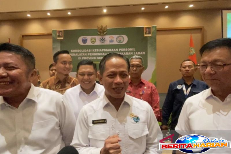 menteri lh minta 400 perusahaan di sumbagsel cegah karhutla